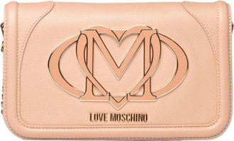 Love Moschino Tracolla Schoudertas - Dames - Schoudertassen - Beige - ONE Size - Tassen