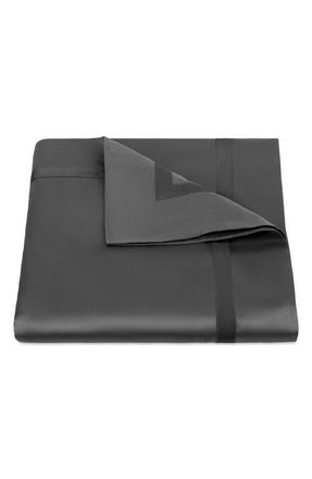 Matouk Nocturne Duvet Cover in Charcoal at Nordstrom, Size Full