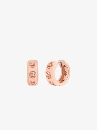 Michael Kors Logo Huggie Earrings
