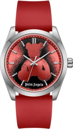 Palm Angels Pmwgm0000303 Horloge - Heren - Accessoires - Rood - Maat: ONE Size