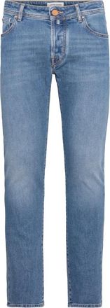 Jacob Cohen Slim Fit Jeans, male, Blue, W31, Nick Slim 5-pocket Jeans