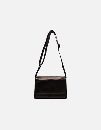 Nooki Design Womens CHESTER LEATHER CROSS BODY BAG-BLACK - Size: ONE