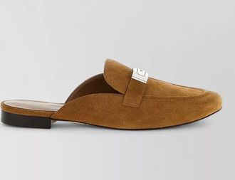 Tory Burch leather mule loafers