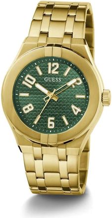 Guess Escape Gold RVS horloge - Heren - Horloges - Geel - ONE Size - Accessoires