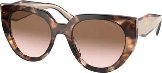 Prada Cat-Eye Zonnebril - unisex - Zonnebrillen - Bruin - 52 MM - Accessoires