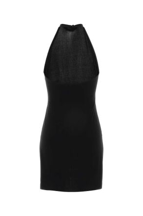 Norma Kamali Womens Black Jersey Dress Exterior: Polyester Elastane Abiti