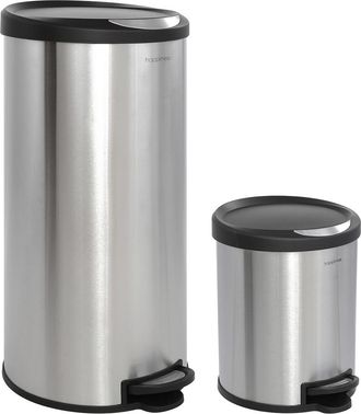 Jonathan Y Designs Happiness Oscar 8-Gallon Step-Open Trash Can