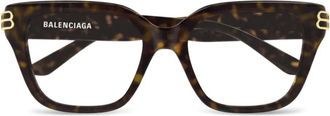 Balenciaga Bril met vierkant montuur - Bruin