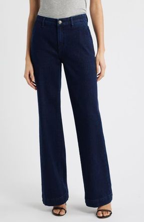 Kobi Halperin Sara High Waist Wide Leg Jeans in Indigo at Nordstrom, Size 16