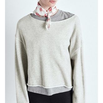 American Vintage Loszittend sweatshirt met boothals, KODYTOWN