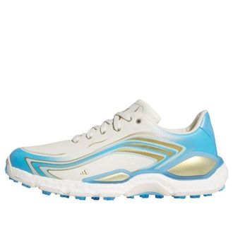 adidas Codechaos Messi Spikeless Golf Ivory Gold Metallic Blue Burst KJ0956