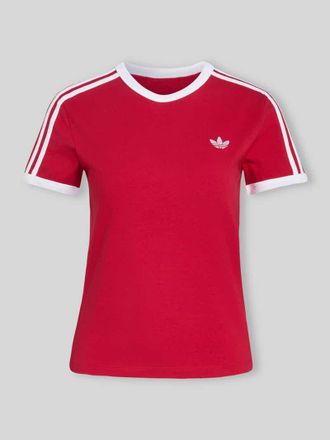 adidas Originals Regular Fit T-Shirt aus Baumwoll-Mix in Rot, Gr&ouml;&szlig;e XS