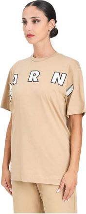 Marni Mujer, Camisetas, Beige, Talla: 2XS