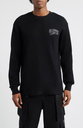 Billionaire Boys Club Thermal Knit Sweatshirt in Black at Nordstrom Rack, Size Xxx-Large