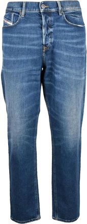 Diesel Blue Cotton-Blend D-Fining Jeans
