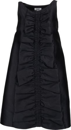 Moschino Voordelige en chique cocktailjurk van Moschino met geplooide ruches - jaren 2000