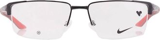 Nike Demo Rectangular Mens Eyeglasses NIKE 8054 006 55