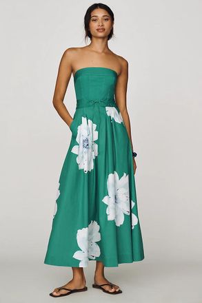 Maeve Strapless Waisted Maxi Dress