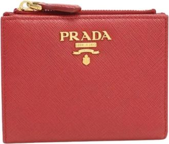 Prada Pre-owned Wallet (bi-fold) - - Pre-owned - Donna - Rosso - ONE SIZE