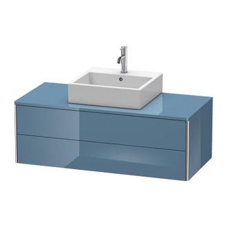 Duravit Mueble De Pared Duravit Xsquare 120.0 X 54.8 Cm, 2 Cajones, Color (frente/cuerpo): Laca De Alto Brillo Stone Blue - Xs491204747