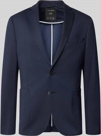 s.Oliver Black Label 2-Knopf-Sakko mit Viskose-Anteil in Marine, Gr&ouml;&szlig;e 102