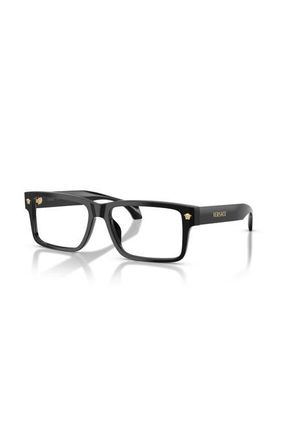 Versace 54mm Rectangle optical glasses in Black at Nordstrom