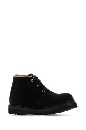 Our Legacy Unisex A4257cd Dimblavelsue Dim Black Velour Suede Stivali Boot