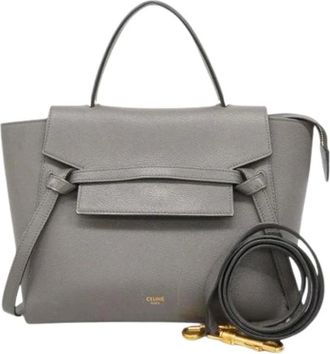 Celine Pre-owned Handbags, female, Gray, Size: ONE SIZE Pre-owned Vintage Handbag