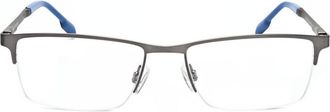 Quiksilver Mens Silver Tone Browline Eyeglass Frames QS1002