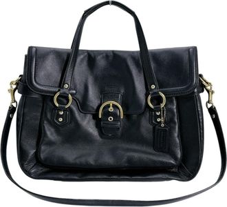 Coach Leather Shoulder Bag (Pre-Owned)