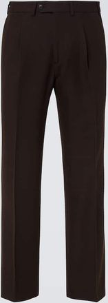 Saman Amel Pantaloni regular Amo in twill di lana