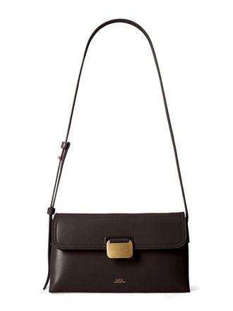 A.P.C. Sac Simone Small Gold Closure Shoulder Bag