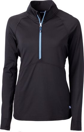 Cutter & Buck Adapt Eco Knit Stretch Recycled Womens Half Zip Pullover Jacket