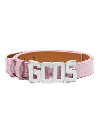 GCDS Cintura con glitter - Rosa
