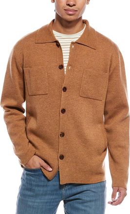 Brodie Classic Wool & Cashmere-Blend Sweater Shirt