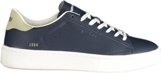 Gas Gas, Schoenen, Heren, Blauw, 45 EU, Polyester, Blauwe Polyester Sneaker Leonard LTX