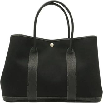 Herm&egrave;s Pre-owned Tote Bag - Dames - Vintage Shopper - Zwart - ONE Size - Leer - Vintage