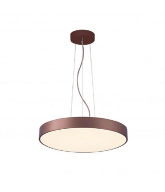 Trade Shop Trade Shop - 60cm C&iacute;rculo Colgante Ara&ntilde;a Led 65w L&aacute;mpara Arriba Abajo Moderno 2 Luz Temperaturas - Brown
