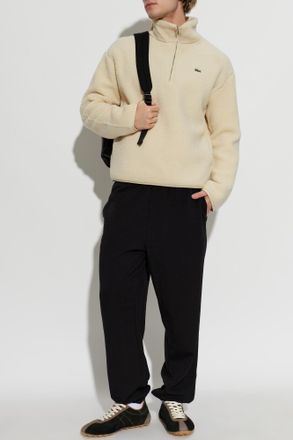 Lacoste Teddy Fleece Turtleneck By Lacoste, Mens, Cream