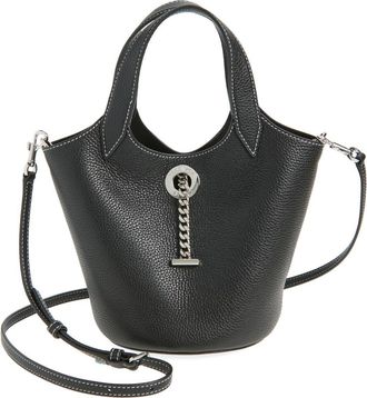 Veronica Beard Anchor Bucket Crossbody Bag in Black at Nordstrom