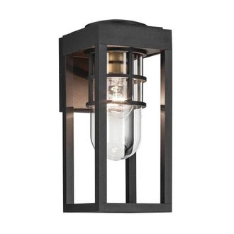 Netlighting Kichler Hone Small Outdoor Wall Lantern Classic Black IP44 1x E27