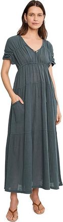 Xcvi Ignatz Dress Womens Dress Hawthorn : LG (US 12-14), Cotton