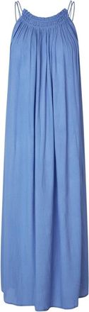 Lollys Laundry Maxi Dresses, female, Blue, XS, Blue Maxi Dress for Hot Summer Days