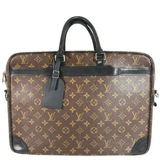 Louis Vuitton Pre-owned Handbags, male, Brown, Size: ONE SIZE Pre-owned Porte Documents Voyage GM Briefcase