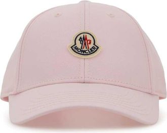 Moncler Pink Cotton Baseball Cap