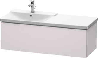 Duravit Duravit L-cube Mueble De Pared, Ancho 1220mm, Profundidad 481, 1 Extra&iacute;ble, Se Ajusta A La Medida. Art&iacute;culos 233312 Y 233412, Color: Blanco Lila Seda 