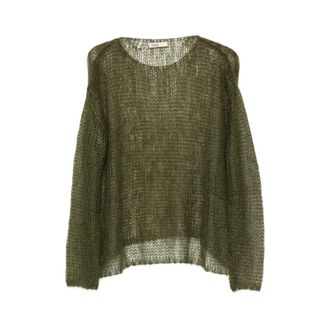 Khaite Round-neck Knitwear - female - Khaite - Round-neck Knitwear - Green - S - Knitwear
