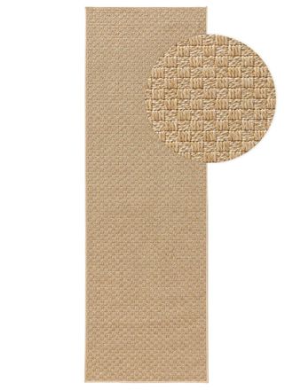 benuta Alfombra de pasillo exterior beige 77x240