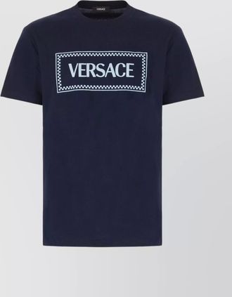 Versace ribbed crew-neck cotton t-shirt