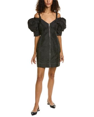 Ganni Ganni Taffeta Sheath Dress